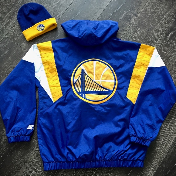🔥HP🔥 Golden State Warriors STARTER NBA Jacket - Picture 2 of 7